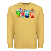 Antique Gold tea junkie coffee cups Premium Sweatshirt - Zillion Design Studio