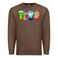 Chestnut tea junkie coffee cups Premium Sweatshirt - Zillion Design Studio