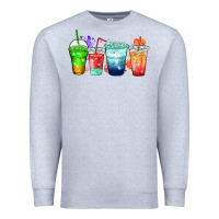 Heather Grey tea junkie coffee cups Premium Sweatshirt - Zillion Design Studio