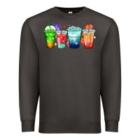 Smoke tea junkie coffee cups Premium Sweatshirt - Zillion Design Studio