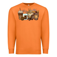 Carrot leopard coffee cups Premium Sweatshirt - Zillion Design Studio