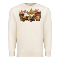 Sandshell leopard coffee cups Premium Sweatshirt - Zillion Design Studio