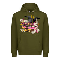 Army Green class of 2023 graduated Premium Hoodie - AdoDesignShop