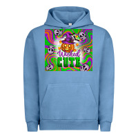 Pigment Pebble Blue Wicked cute halloween Urban Hoodie - Artiststas