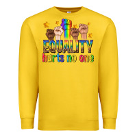 Lemon equality hurts no one with fists Premium Sweatshirt - texasbilliewilder