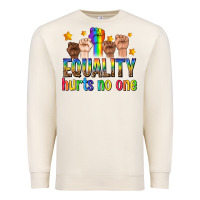 Sandshell equality hurts no one with fists Premium Sweatshirt - texasbilliewilder