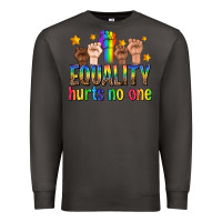 Smoke equality hurts no one with fists Premium Sweatshirt - texasbilliewilder