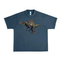 Midnight Navy spinosaurus Urban Heavy Tee - Artiststas