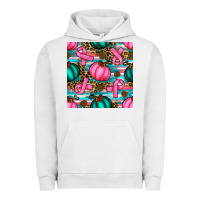 Pigment Lunar Rock breast cancer awareness with pumpkins seamless pattern Urban Hoodie - BundleAndBundleShop