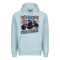 Blue Mist firework crusher Premium Hoodie - Artiststas