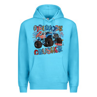 Ocean Blue firework crusher Premium Hoodie - Artiststas