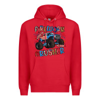 Red firework crusher Premium Hoodie - Artiststas