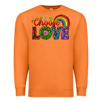 Carrot choose love Premium Sweatshirt - texasbilliewilder