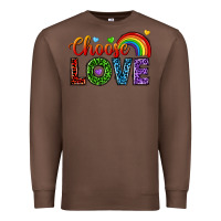 Chestnut choose love Premium Sweatshirt - texasbilliewilder