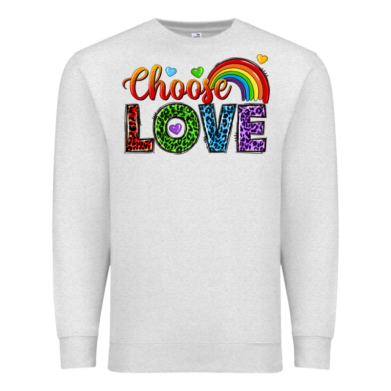 Choose Love Premium Sweatshirt by texasbilliewilder | Teevron