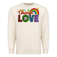 Sandshell choose love Premium Sweatshirt - texasbilliewilder