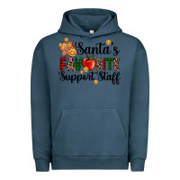 Pigment Midnight Navy santa's favorite  sport staff Urban Hoodie - AdoDesignShop