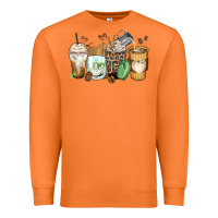 Carrot latte coffee cups Premium Sweatshirt - Zillion Design Studio
