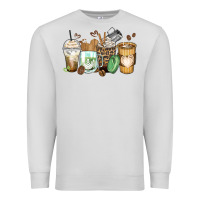 Dove Grey latte coffee cups Premium Sweatshirt - Zillion Design Studio