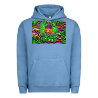 Pigment Pebble Blue Wicked cute kids Urban Hoodie - Artiststas