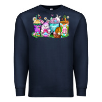 Navy easter coffee cups Premium Sweatshirt - Zillion Design Studio