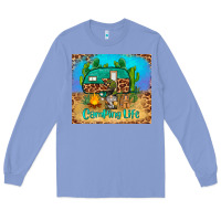 Colony Blue camping life tumbler Long Sleeve Tee - BarkalooDesign