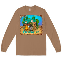 Toasted Coconut camping life tumbler Long Sleeve Tee - BarkalooDesign