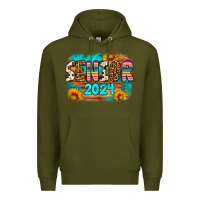Army Green senior 2024 Premium Hoodie - Artiststas