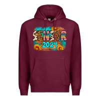 Burgundy senior 2024 Premium Hoodie - Artiststas