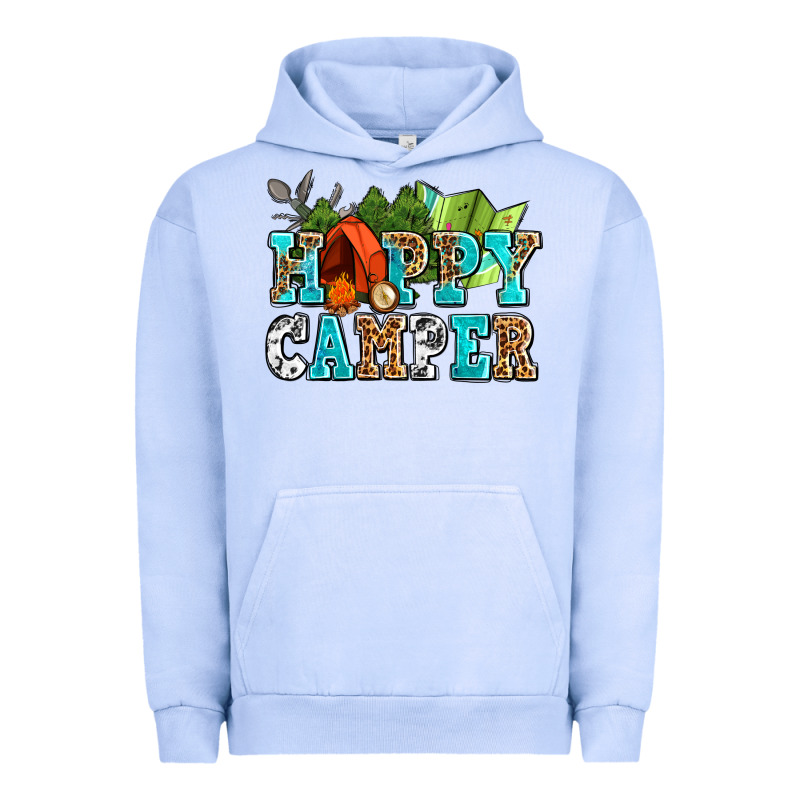 Happy Camper With Trees And Map Urban Hoodie by AdoDesignShop | Teevron
