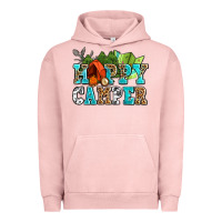 Pigment Salmon happy camper with trees and map Urban Hoodie - AdoDesignShop