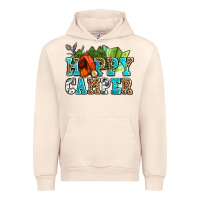 Sandshell happy camper with trees and map Urban Hoodie - AdoDesignShop