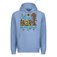 Colony Blue all my hope is in jesus Premium Hoodie - JahusDesignShop
