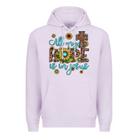 Lilac all my hope is in jesus Premium Hoodie - JahusDesignShop