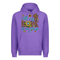 Purple all my hope is in jesus Premium Hoodie - JahusDesignShop