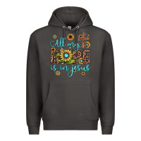 Smoke all my hope is in jesus Premium Hoodie - JahusDesignShop