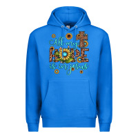 True Royal all my hope is in jesus Premium Hoodie - JahusDesignShop