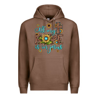 Chestnut all my hope is in jesus Premium Hoodie - JahusDesignShop