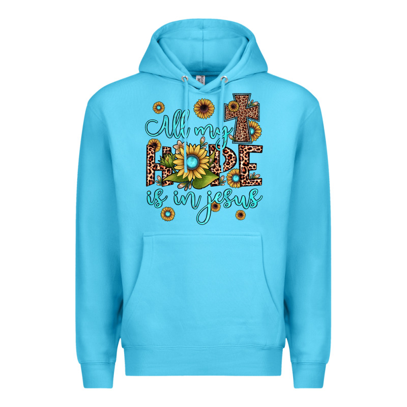 All My Hope Is In Jesus Premium Hoodie by JahusDesignShop | Teevron