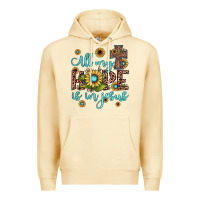 Pina Colada all my hope is in jesus Premium Hoodie - JahusDesignShop