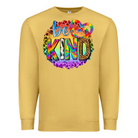 Antique Gold be kind with heart ballons Premium Sweatshirt - texasbilliewilder