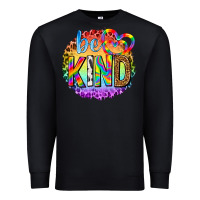 Black be kind with heart ballons Premium Sweatshirt - texasbilliewilder