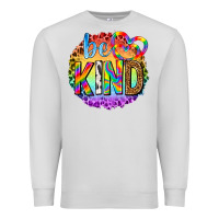 Dove Grey be kind with heart ballons Premium Sweatshirt - texasbilliewilder