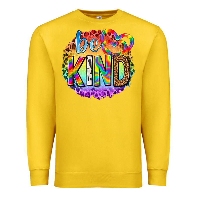 Be Kind With Heart Ballons Premium Sweatshirt by texasbilliewilder | Teevron