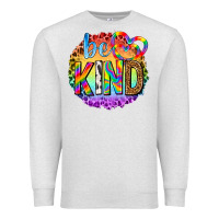 Oatmeal Heather be kind with heart ballons Premium Sweatshirt - texasbilliewilder