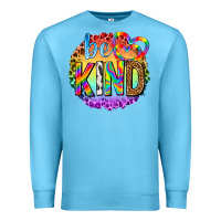 Ocean Blue be kind with heart ballons Premium Sweatshirt - texasbilliewilder