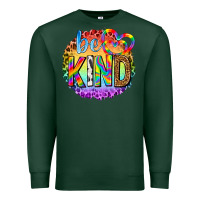 Sports Green be kind with heart ballons Premium Sweatshirt - texasbilliewilder