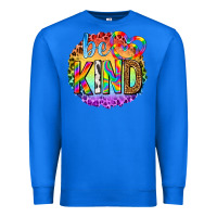 True Royal be kind with heart ballons Premium Sweatshirt - texasbilliewilder