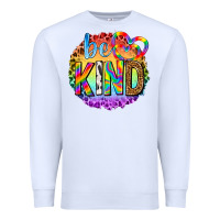 White be kind with heart ballons Premium Sweatshirt - texasbilliewilder