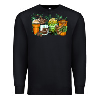 Black sloth coffee cups Premium Sweatshirt - Zillion Design Studio